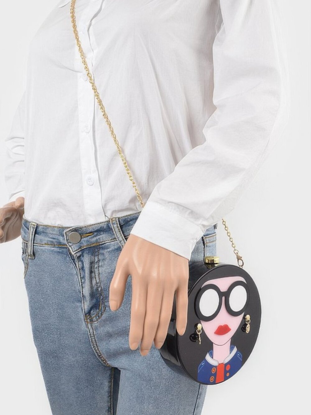 Acrylic Fashion Clutch - Picture 6 of 6